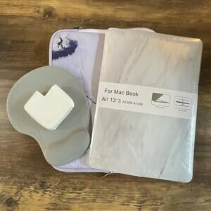 MacBook Air 13”3 2010-2017 purple soft case with hardshell